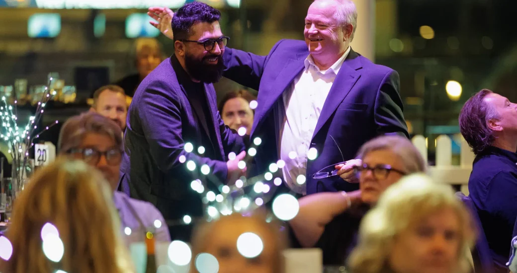 Conf26 - Gala - candid - Umair & Don 01